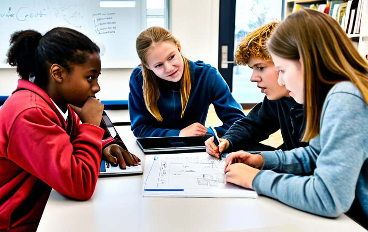 교사 4차 산업혁명 교육 사례 - Virtual Reality History Lesson**

"Swedish middle school students, fully clothed in school uniforms,...